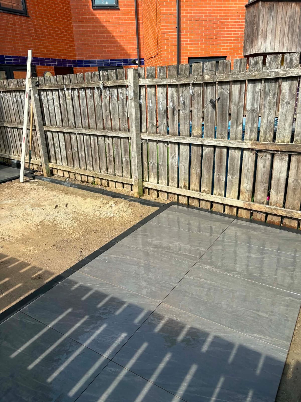 Block paved driveway
